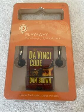 The Da Vinci Code Preloaded Portable Audio Player - Orange